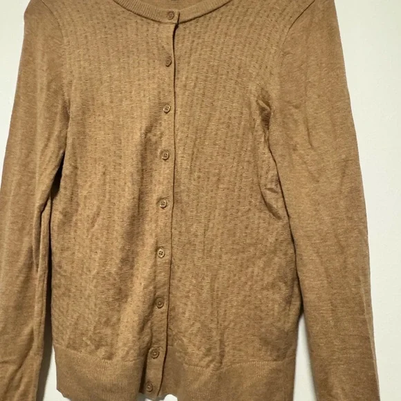 Banana Republic Camel Button-Up Cardigan - Picture 5 of 11